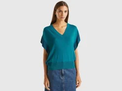 Sweater with draping