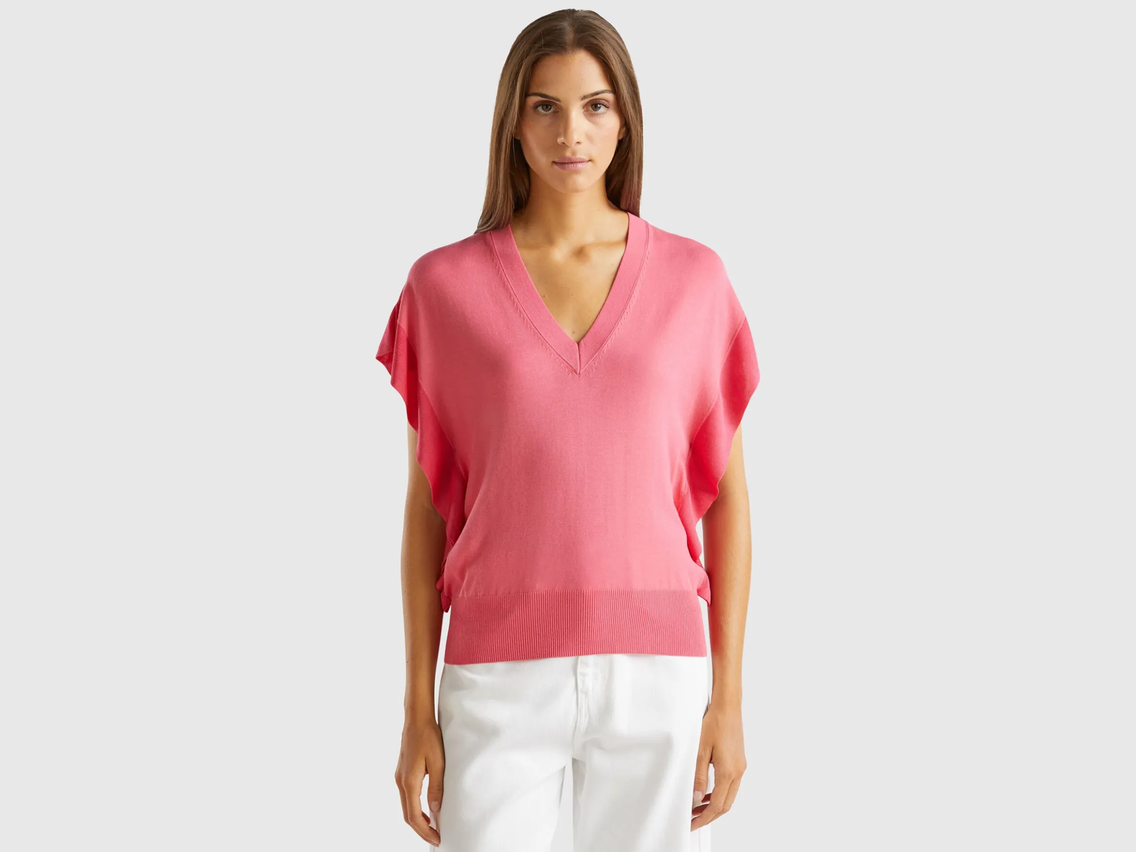 Sweater with draping