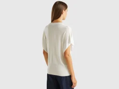 Sweater with draping