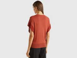 Sweater with draping