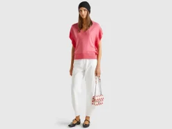 Sweater with draping