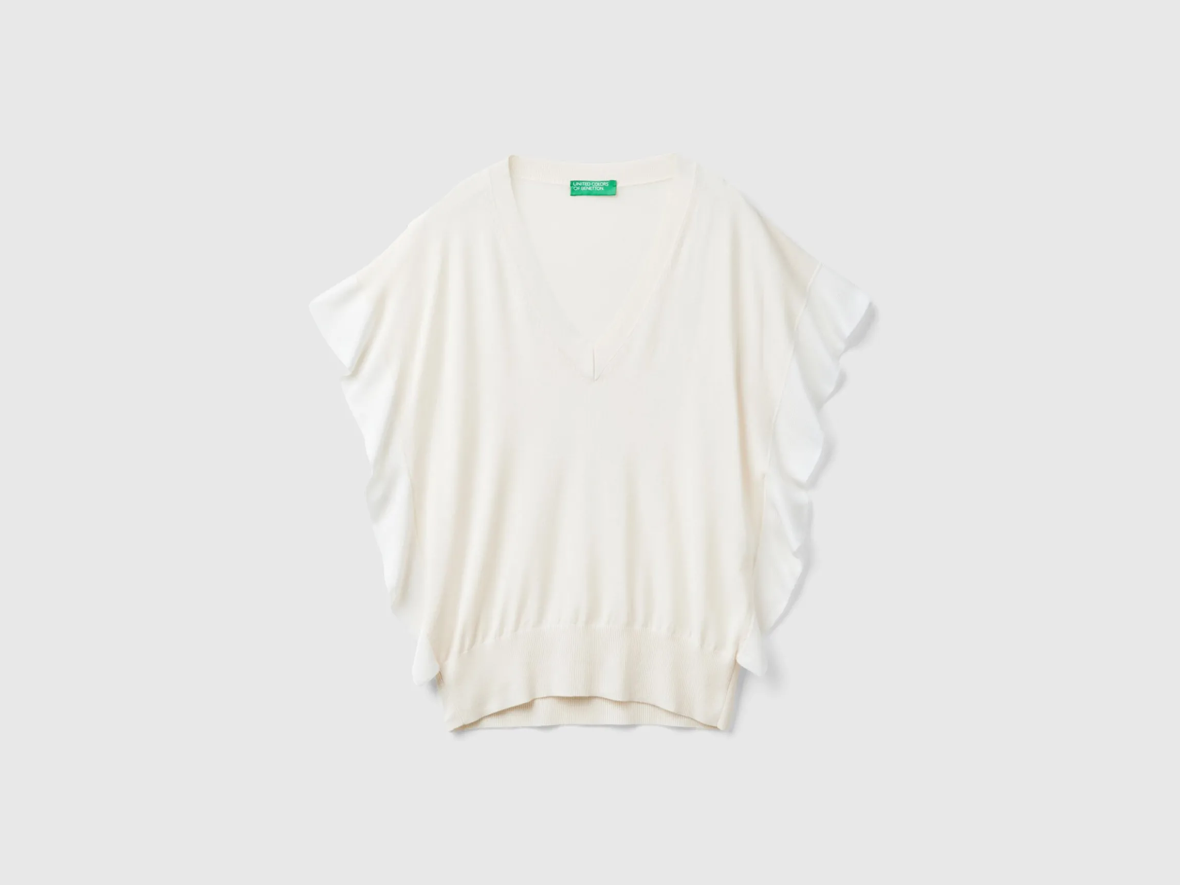Sweater with draping