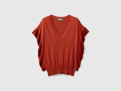 Sweater with draping