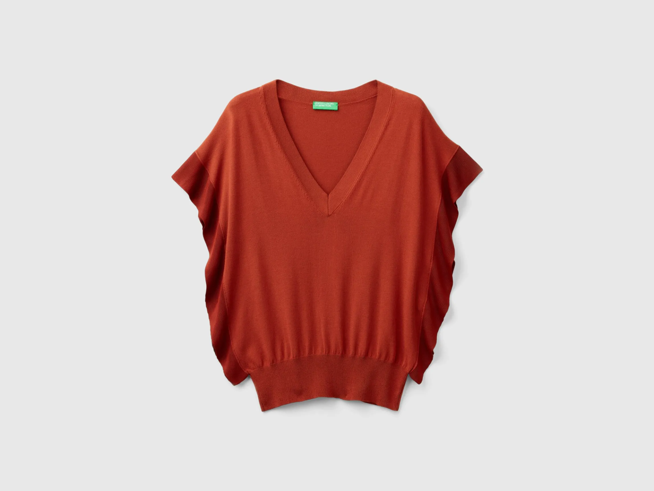 Sweater with draping