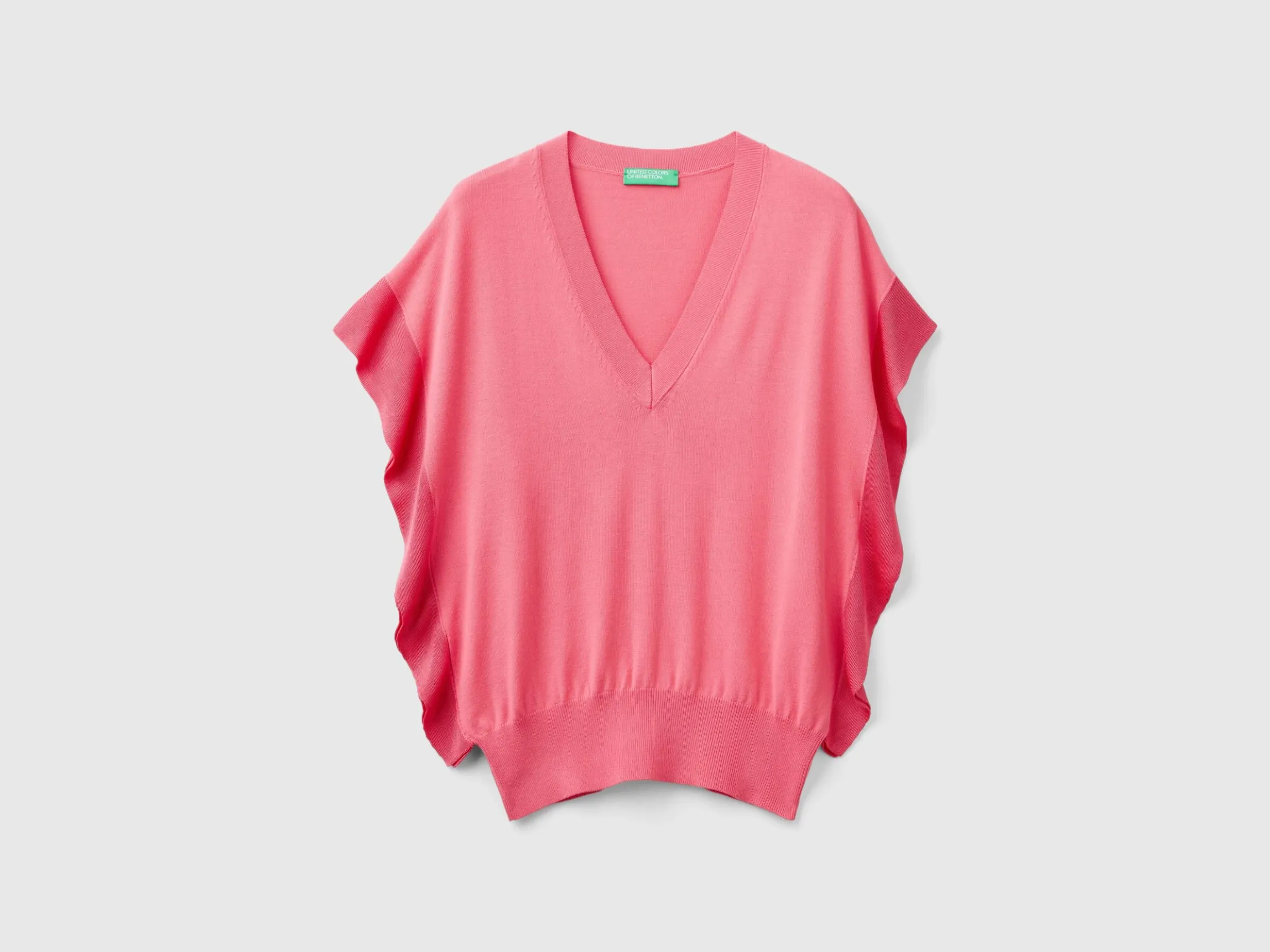 Sweater with draping
