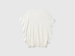 Sweater with draping