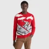 Sweater with ski graphic