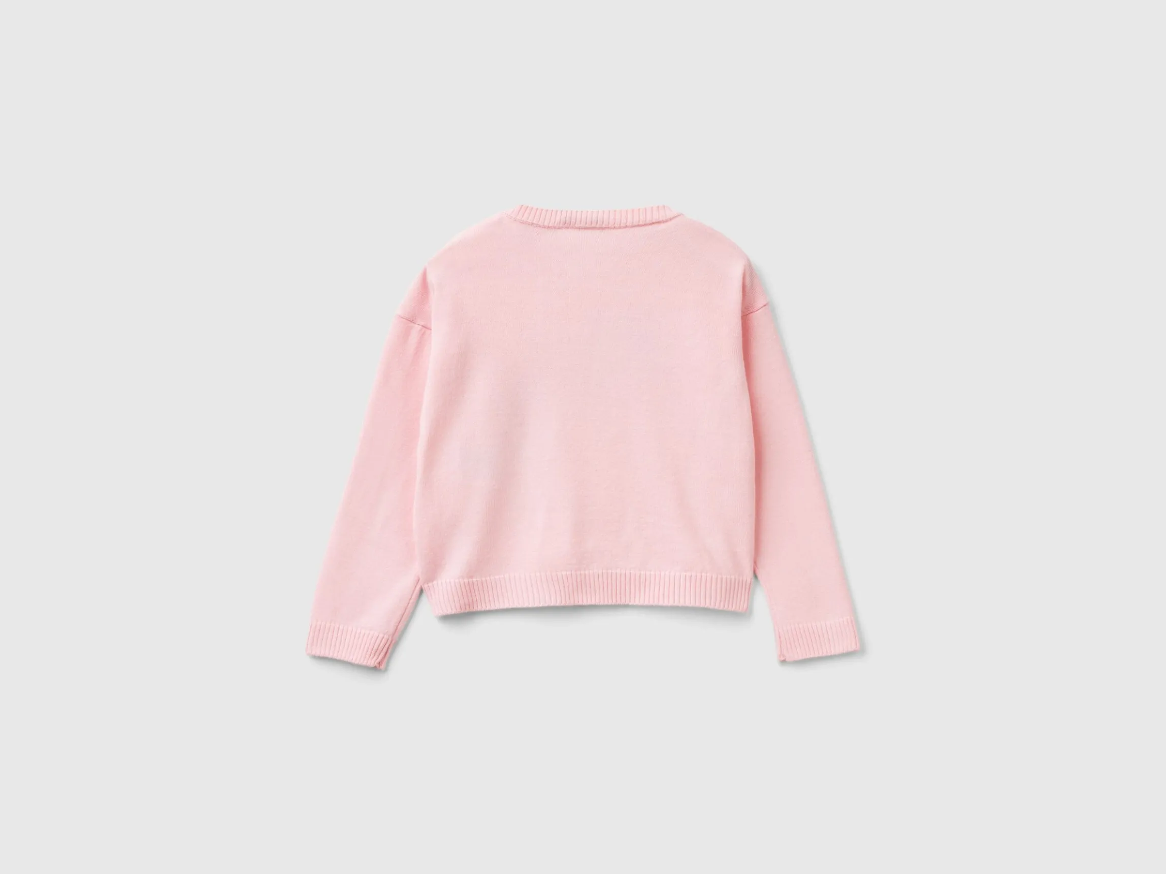 Sweater with unicorn inlay
