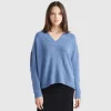 Sweater with V-neck