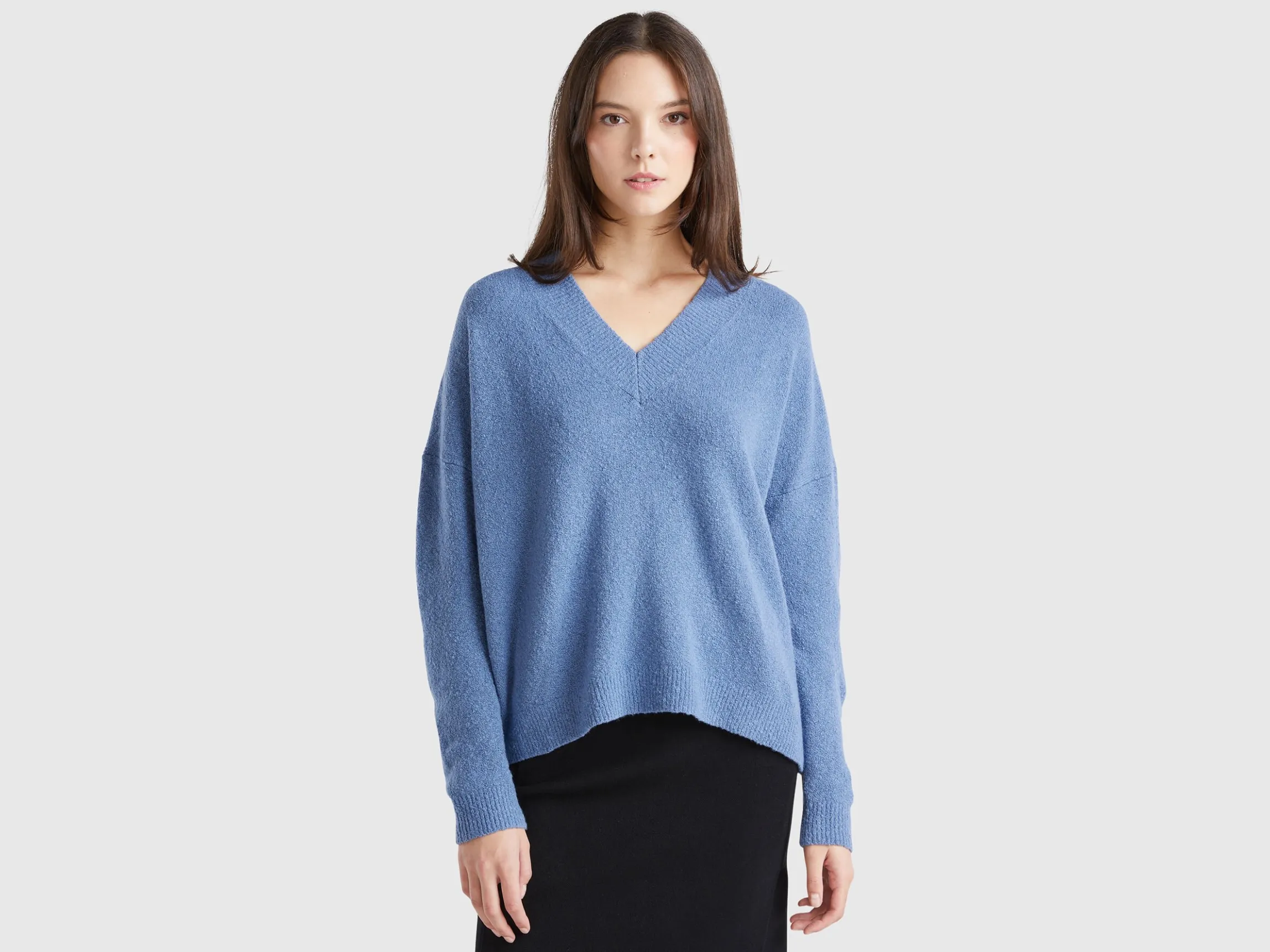Sweater with V-neck