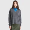 Sweater with V-neck