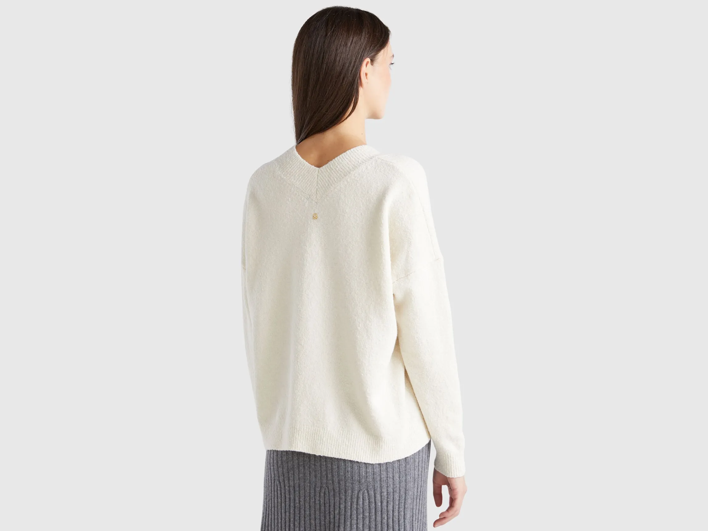 Sweater with V-neck