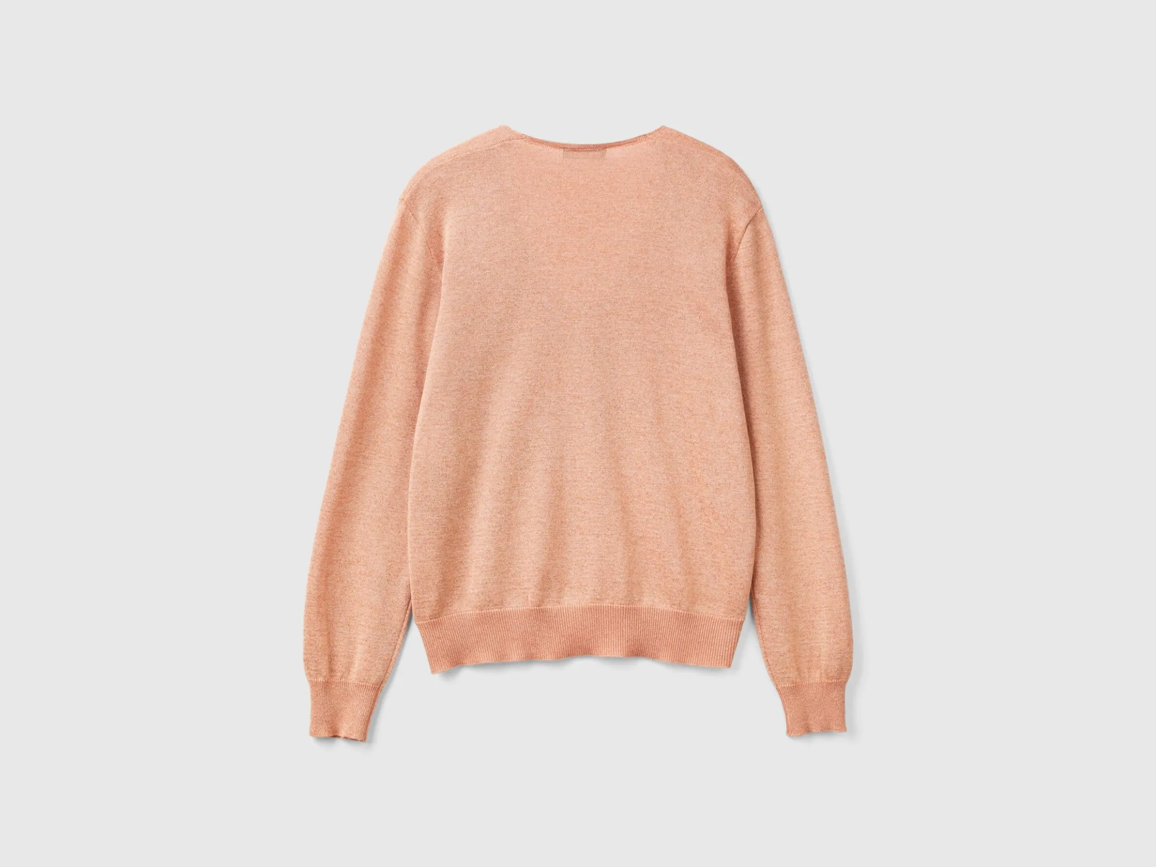 Sweater with V-neck and lurex