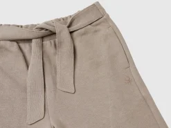 Sweatpants with sash