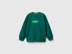 Sweatshirt in 100% organic cotton