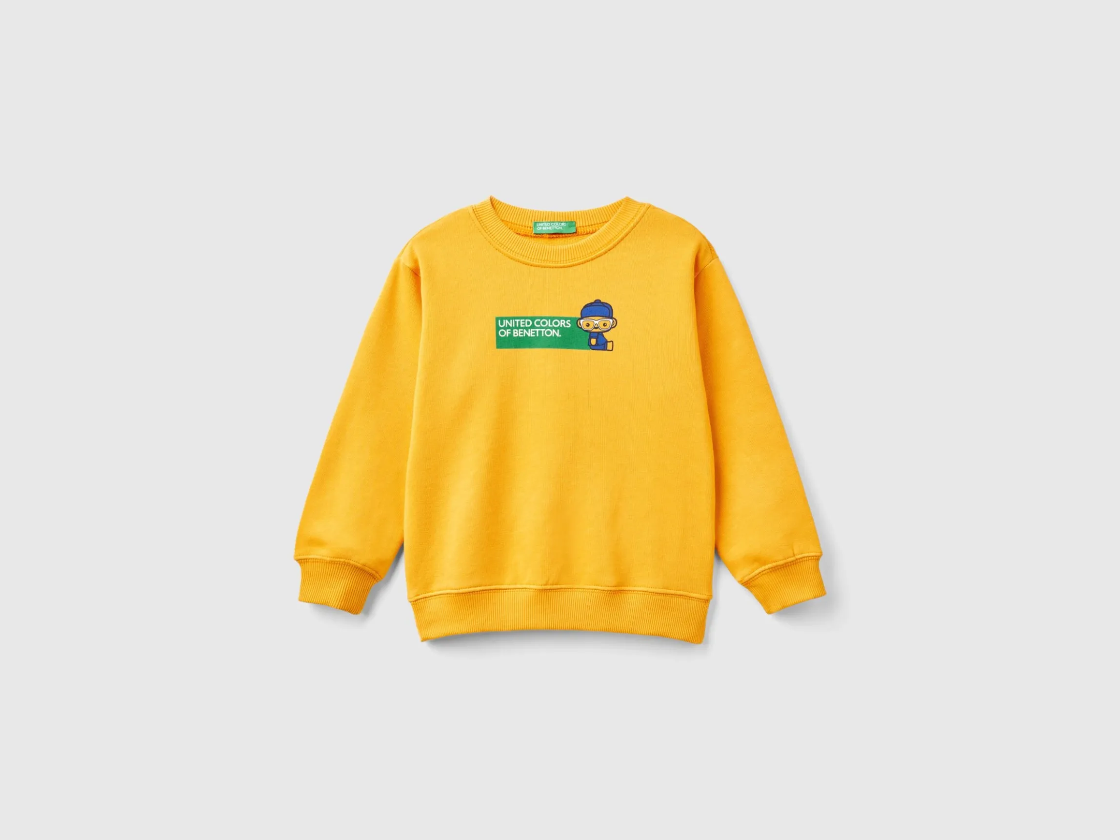 Sweatshirt in 100% organic cotton