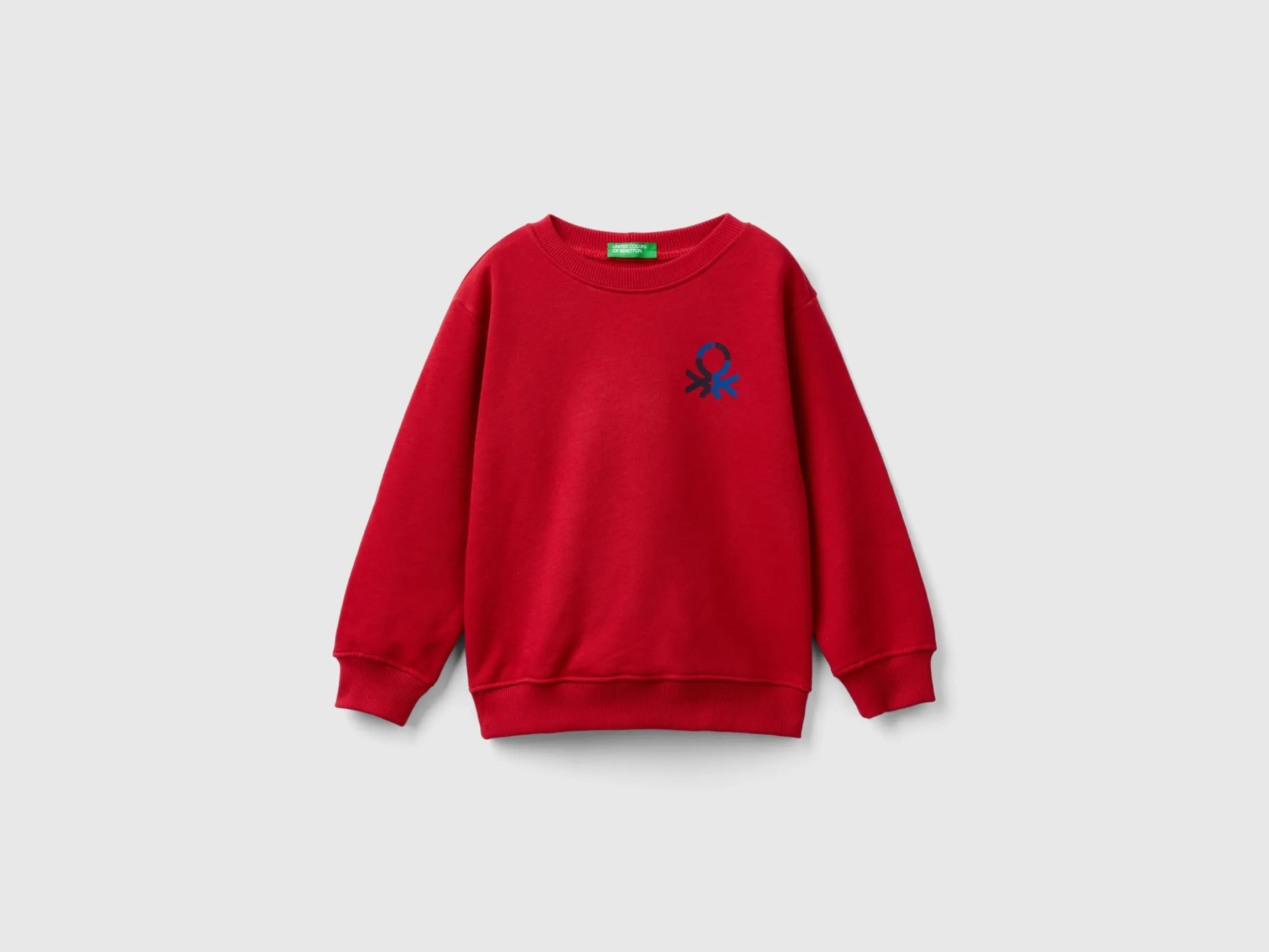 Sweatshirt in 100% organic cotton