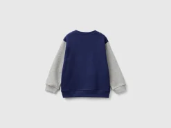 Sweatshirt in 100% organic cotton