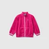 Sweatshirt in chenille with zip