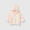 Sweatshirt in chenille with hood