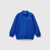 Sweatshirt in organic cotton with zip