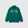Sweatshirt in organic cotton with zip