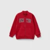 Sweatshirt in organic cotton with zip