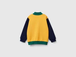 Sweatshirt in organic cotton with zip