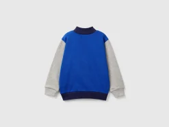 Sweatshirt in organic cotton with zip