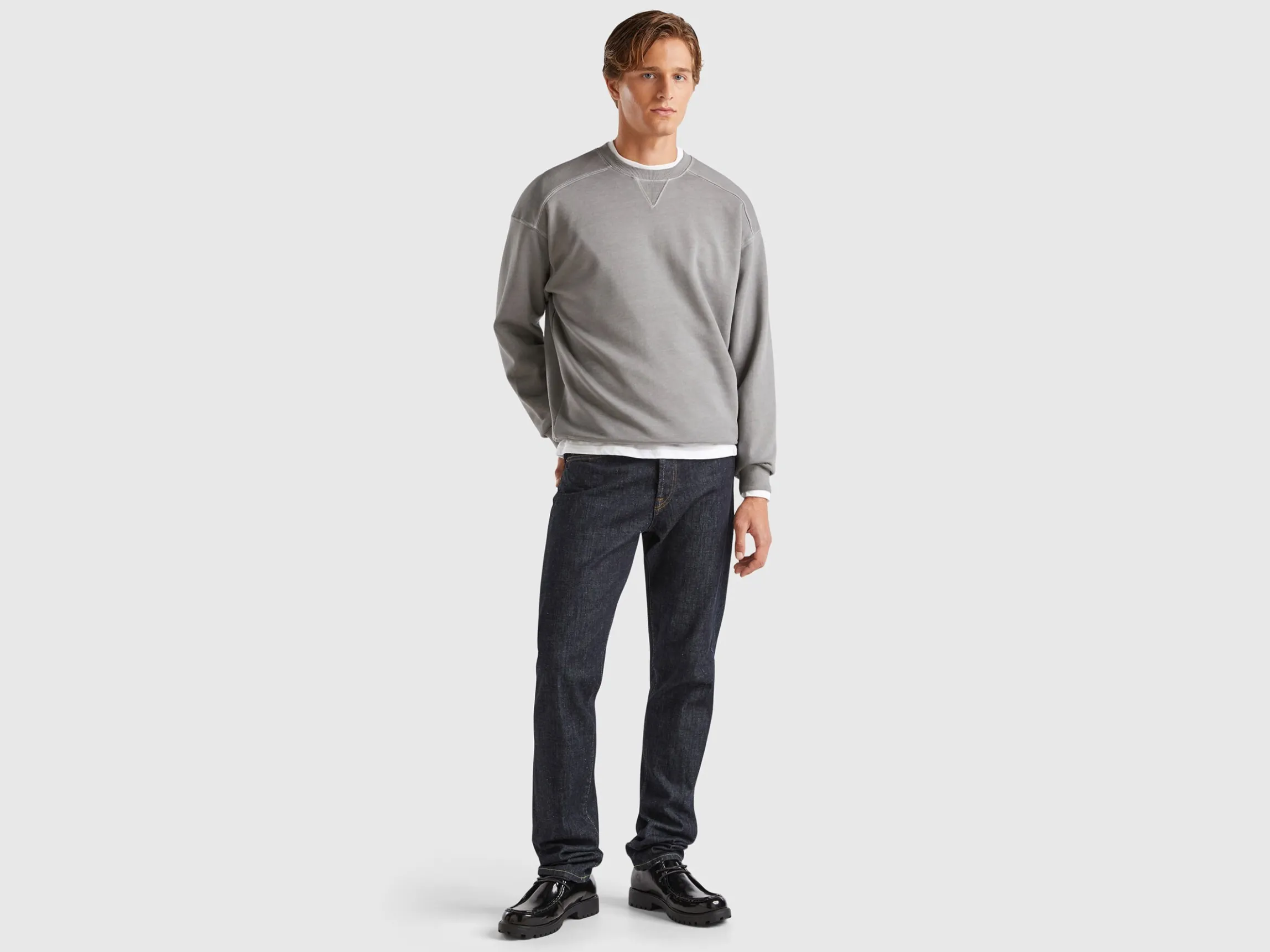 Sweatshirt in organic cotton