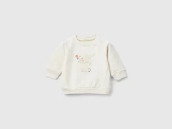 Sweatshirt with animal embroidery