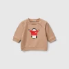 Sweatshirt with animal embroidery