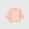 Sweatshirt with animal embroidery