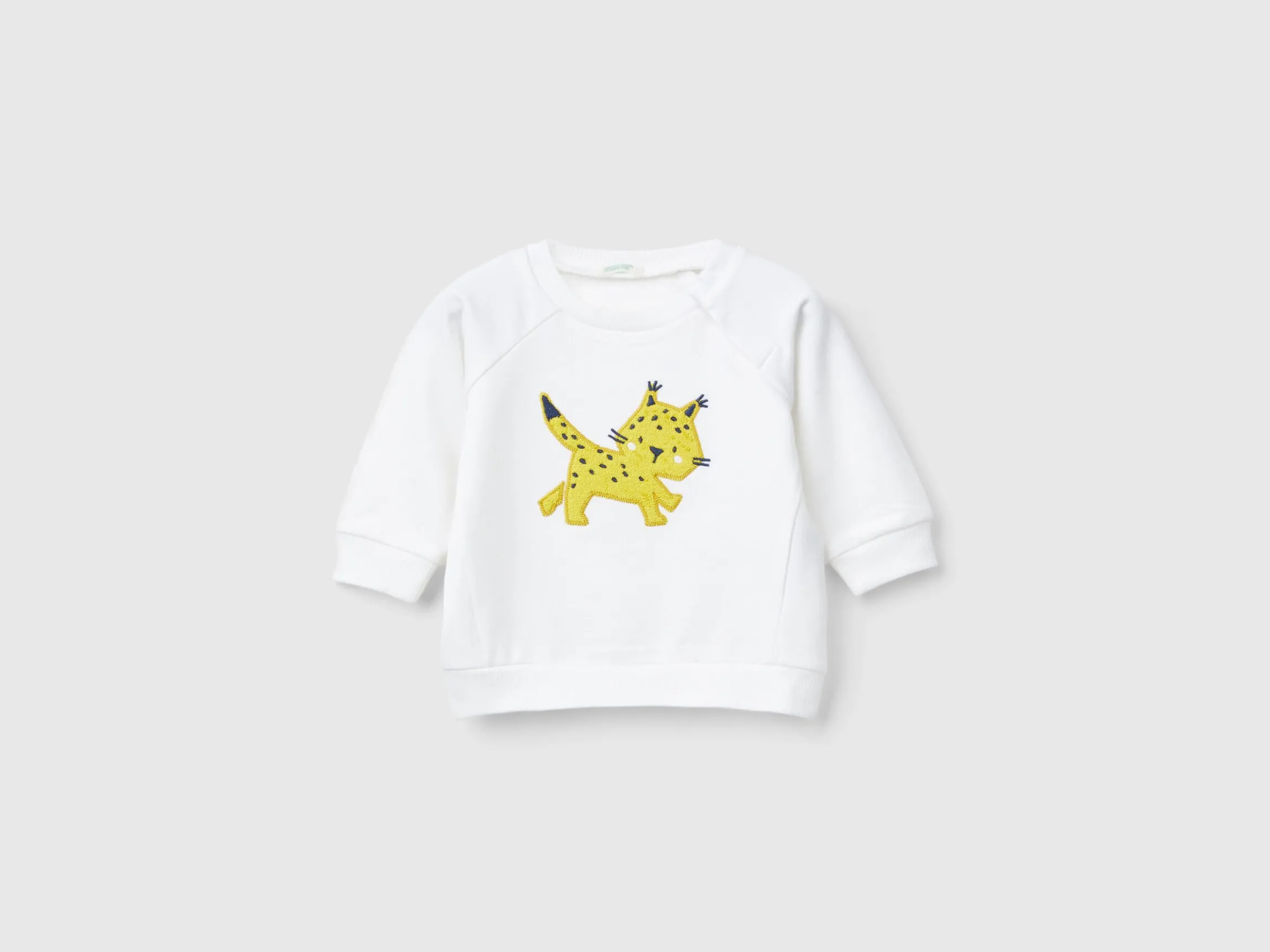 Sweatshirt with animal embroidery