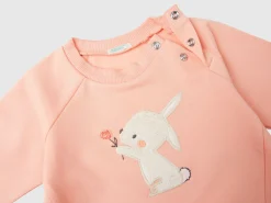 Sweatshirt with animal embroidery