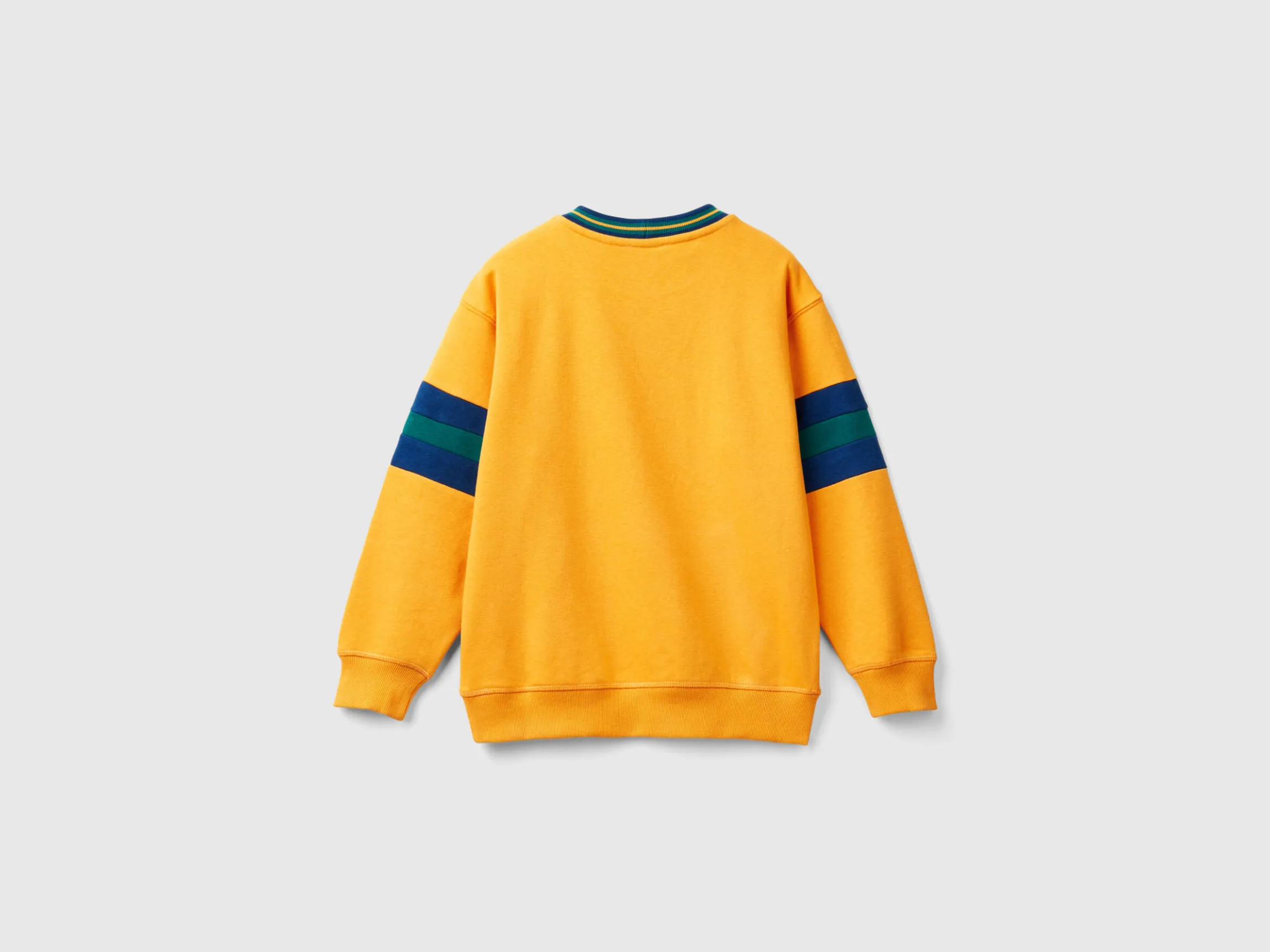 Sweatshirt with embroidery in cotton blend