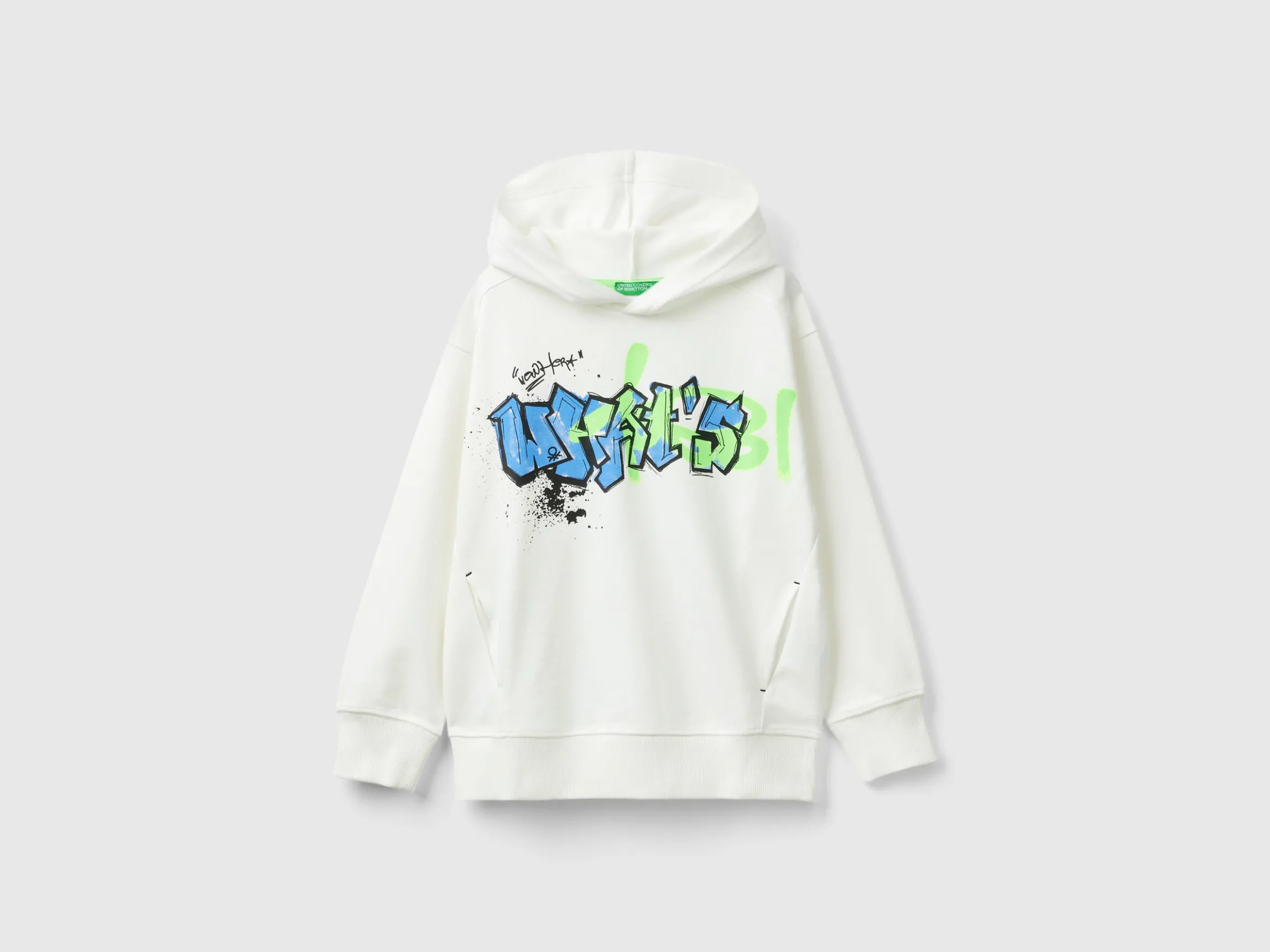 Sweatshirt with graffiti print