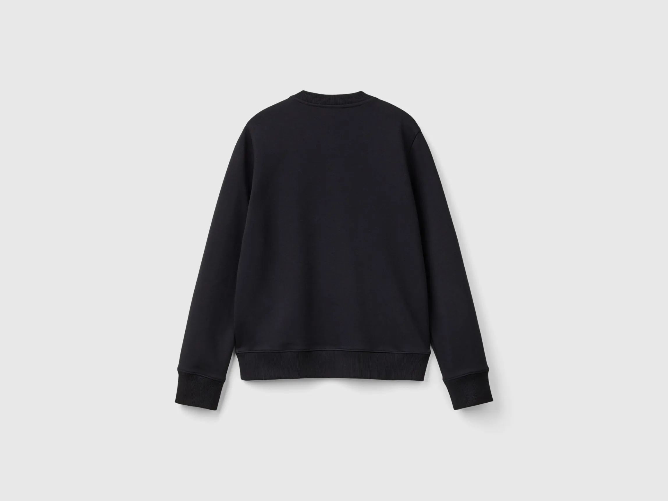 Sweatshirt with jewel effect applique