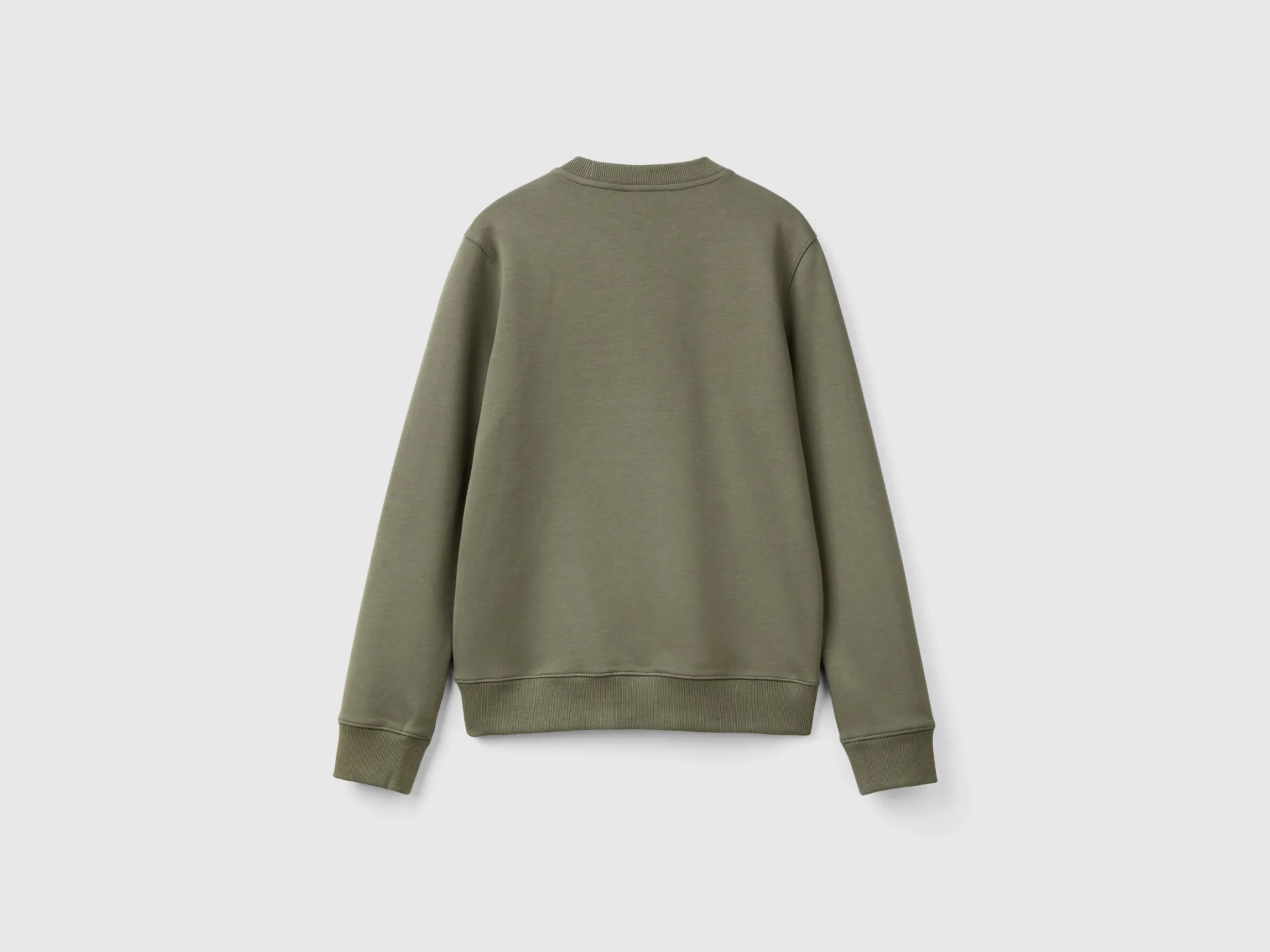 Sweatshirt with jewel effect applique