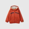 Sweatshirt with lined hood