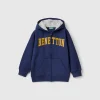Sweatshirt with lined hood