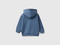 Sweatshirt with lined hood