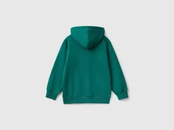 Sweatshirt with lined hood