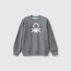 Sweatshirt with logo print