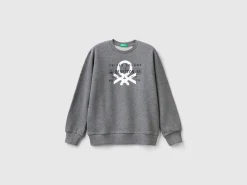 Sweatshirt with logo print