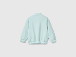 Sweatshirt with petal applique