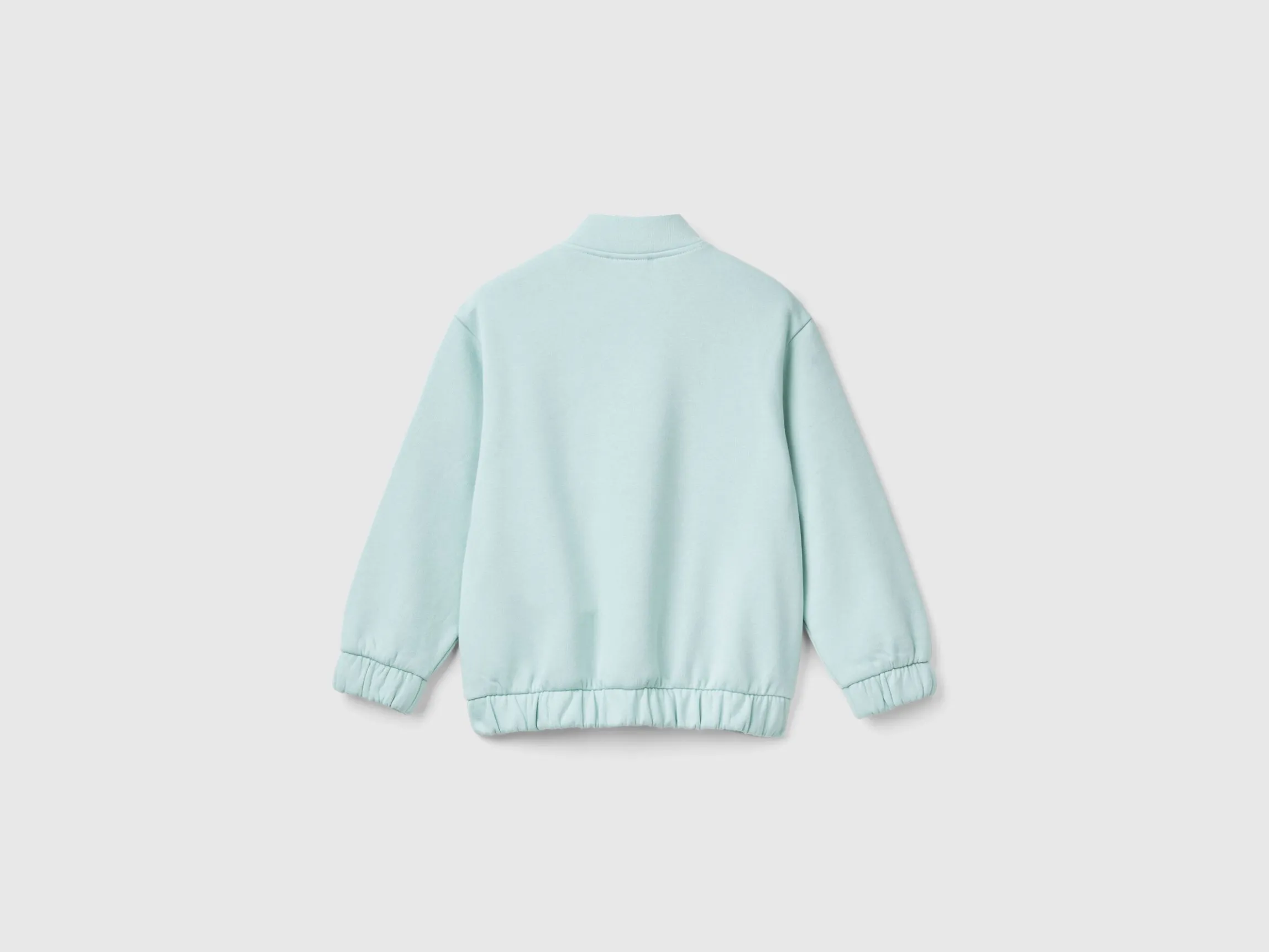 Sweatshirt with petal applique