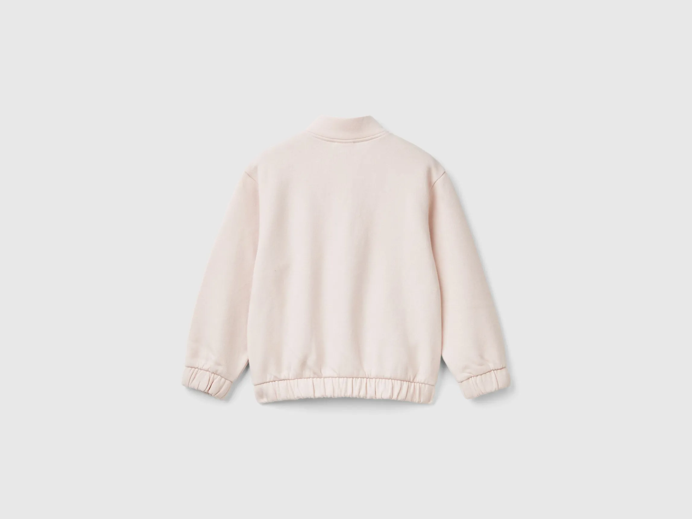 Sweatshirt with petal applique