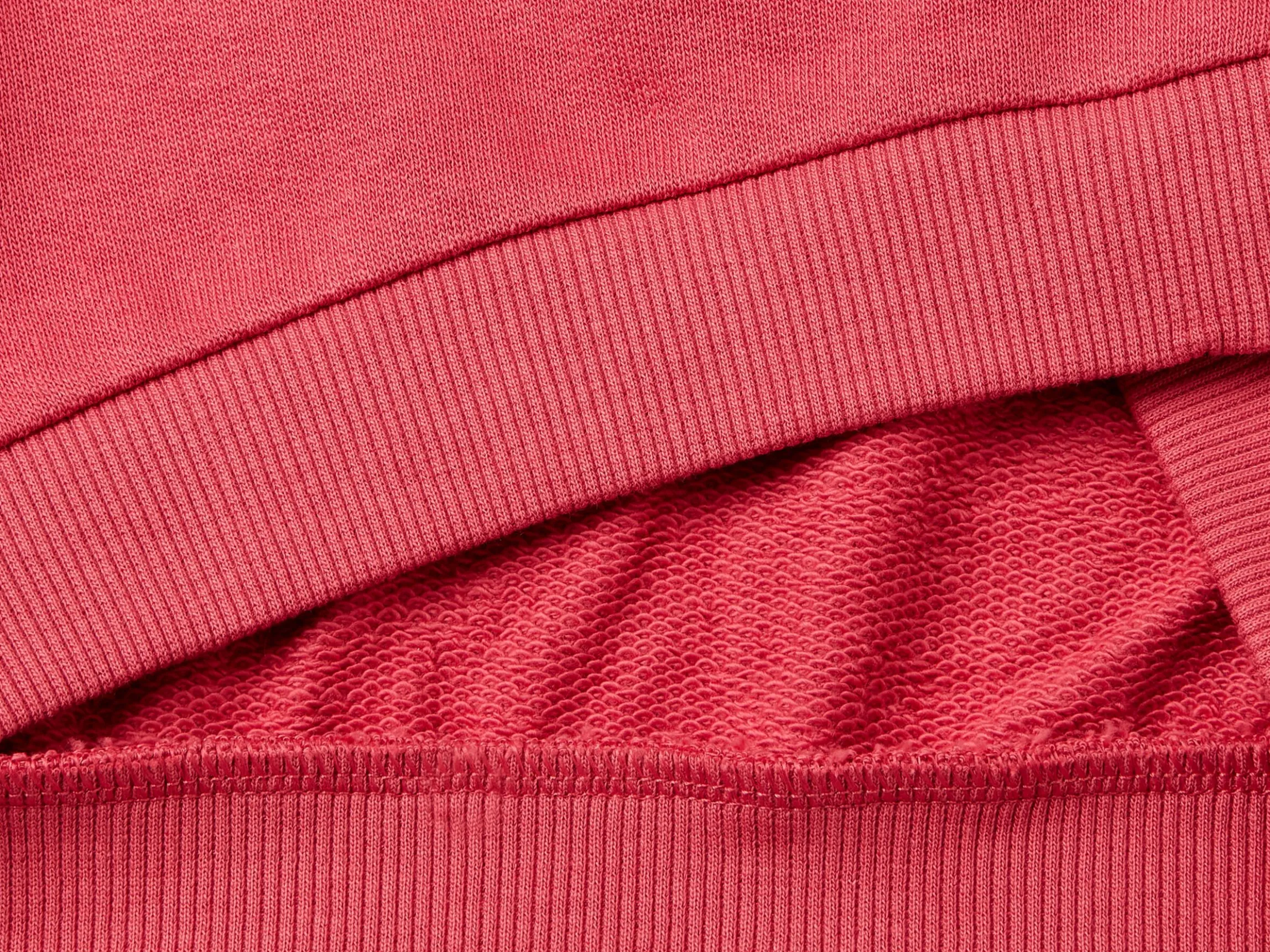 Sweatshirt with petal look applique