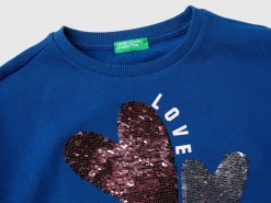 Sweatshirt with sequins